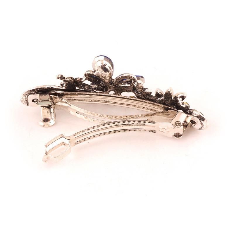 Hair Barrette Classical Hair Accessories Retro Top Clip Hairpin Medium Korean Headdress Spring Clip Clips Horizontal Clip Word Clip