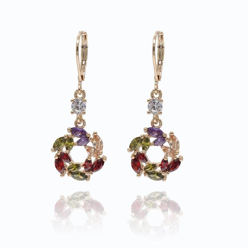 Korea CZ Earrings Fashion Ladies Pendant Earrings