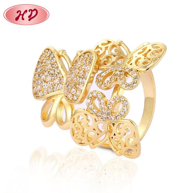 Fashion 18K Gold Plated Stainless Steel Silver Engagement Wedding Jewelry Design Man Finger Rings