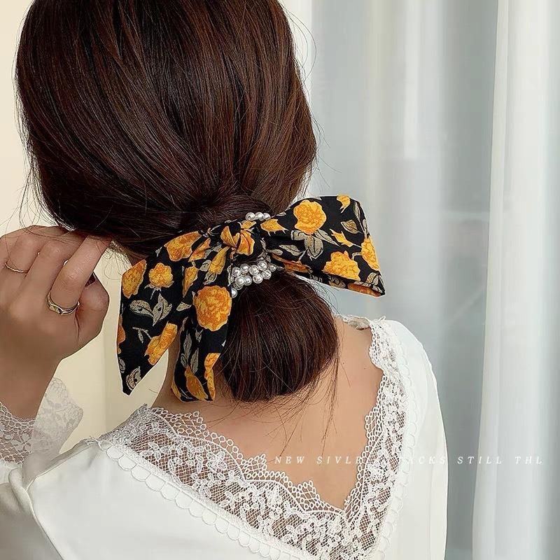 Fashion Jewellery Floral Ribbon Bow Headpiece Hairrope