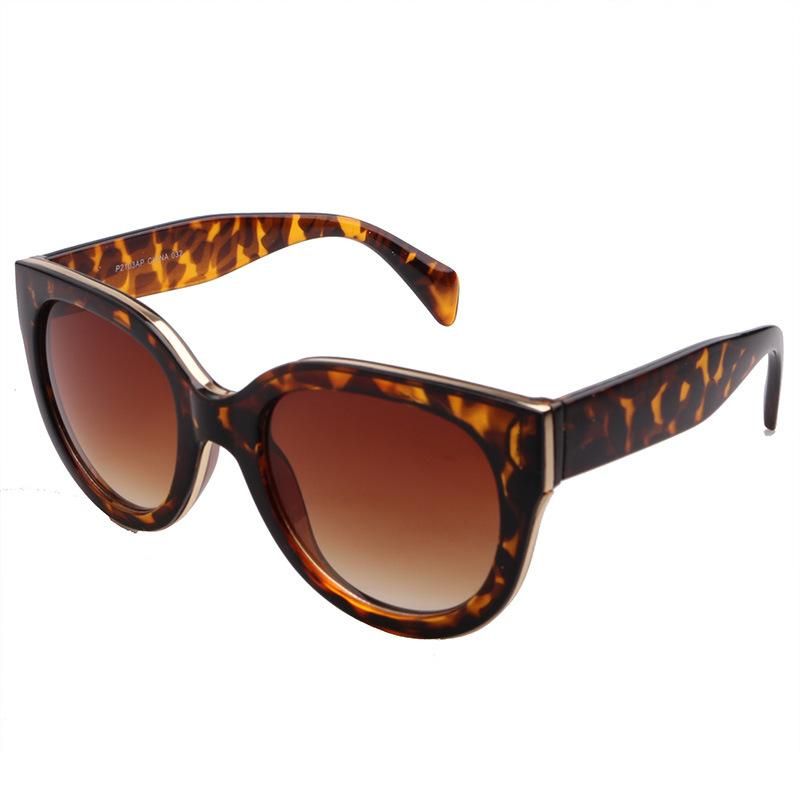 2020 Tortoise Metal Mixture Fashion Sunglasses
