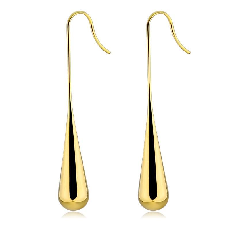 Manufacturer Custom Earring High Quality Waterproof Non Fade Fashion jewellery 18K Gold Plated Ear Ring Simple Styles Earrings Jewelry