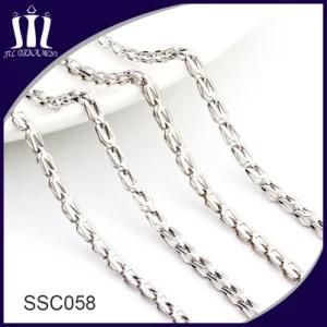 Fashion Stainless Steel Silver Chain Jewelry Necklace