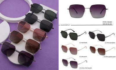 High Quality Italy New Design Luxury Metal Alloy Frame Sunglasses