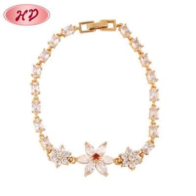 Fashion Gold Plated Adjustable Female Chain Bracelet