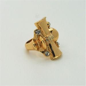 The News 22k Plated Gold Atmospheric Design Ring (R130031)