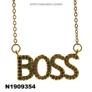 New Style Gold Plating 925 Silver Necklace