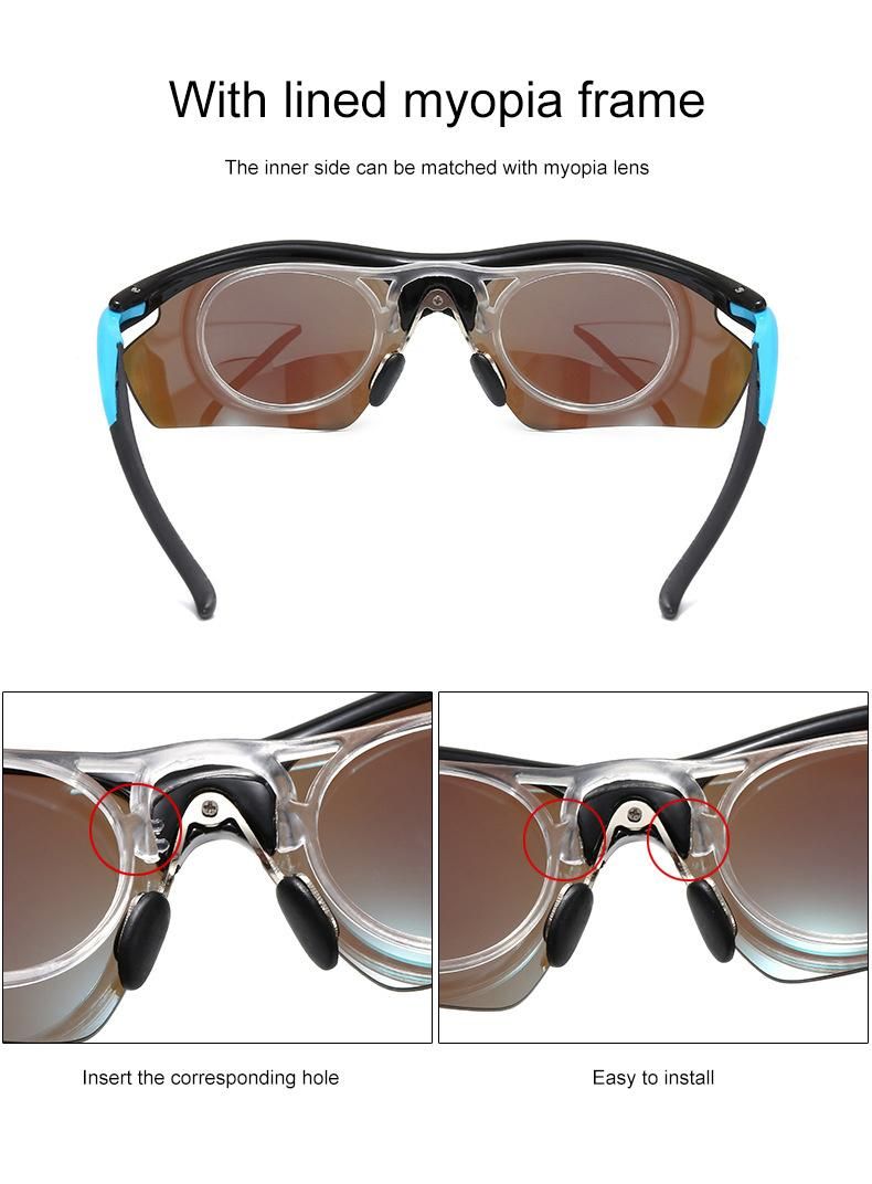 Fcxsy19222p Cycling Glasses Polarized Sport Sunglasses Sport Polarized Sunglasses Bicycle Sunglasses