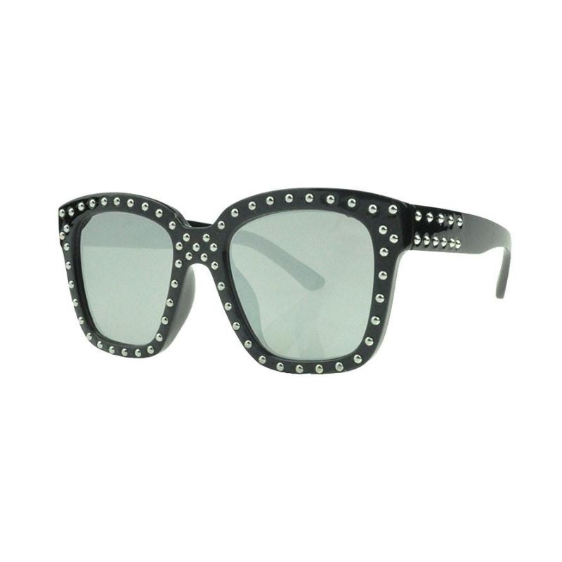 2018 Factory Directly Square Shape Sunglasses with Ball Decoration