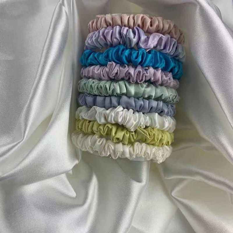 Silk Hair Scrunchies for Women