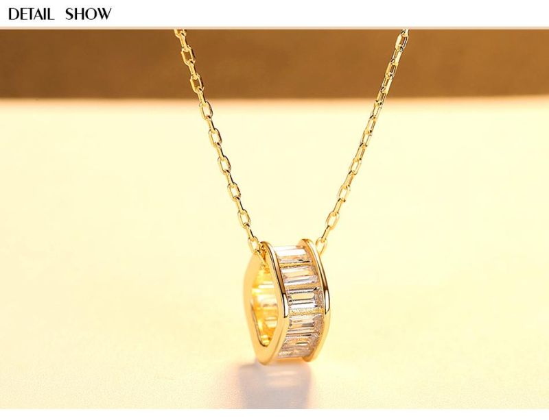 Fashion Jewelry Pendant Necklace AAA Cubic Zircon Christmas Gifts