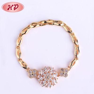 Wholesale High Quality New Fashion 18K Gold Plated Couple Bracelet Jewelry for Young Peoper