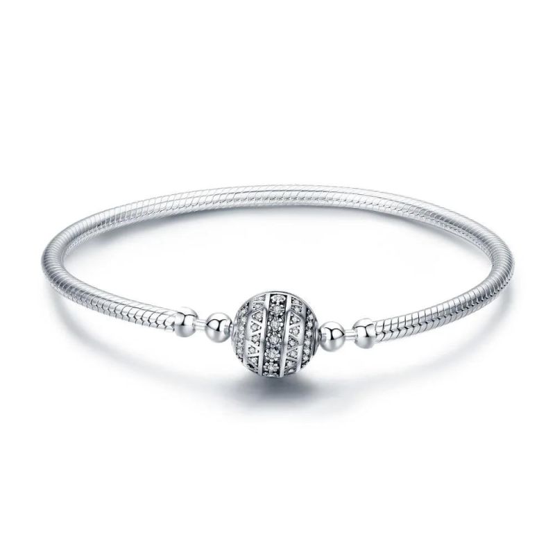 New Women Fashion Sterling Silver Bangles