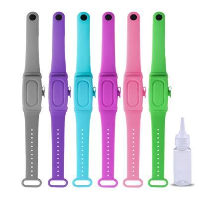 New Adjustable Silicone Sterilized Bracelet Disposable Hand Sanitizer Bracelet