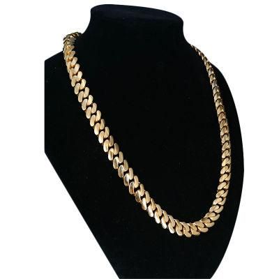 Hip Hop Gold Chain Necklace Set Cuban Link Necklace for Women