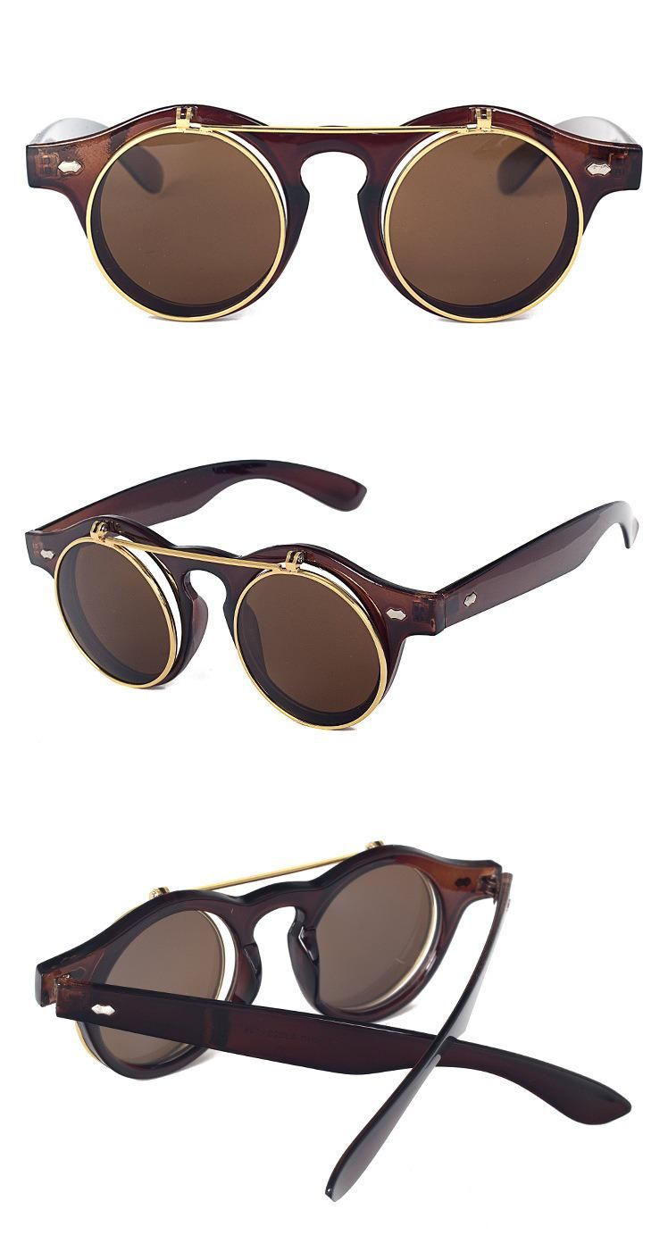 Stock! ! ! Wholesale Steam Punk Sunglasses Custom Logo Cheap Glasse