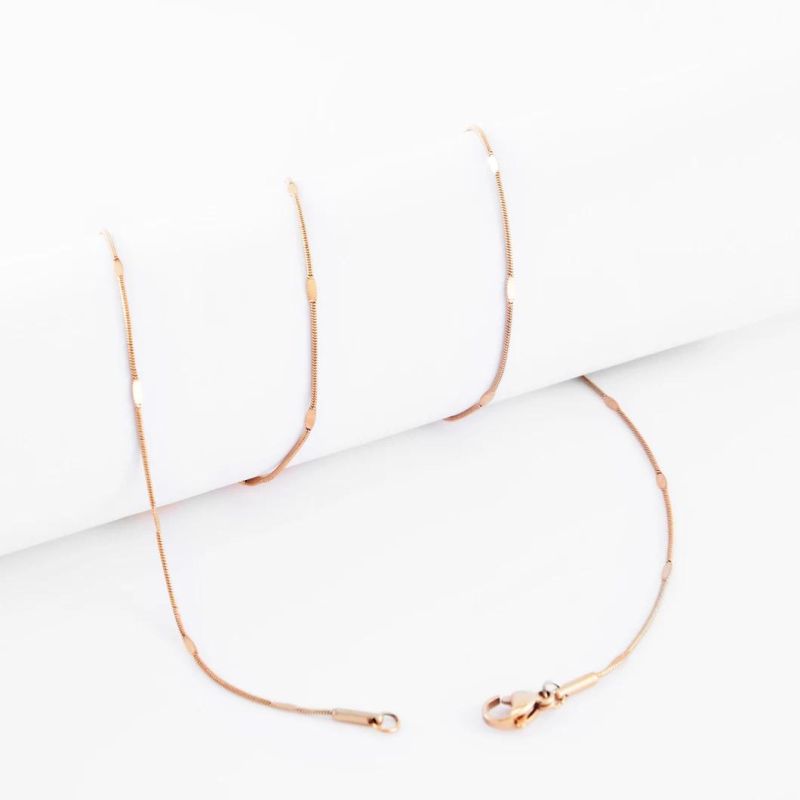 High Quality 316L Stainless Steel Chain Necklace Wholesale for Fashion Decoration Custom Wholesale Bracelet Anklets Handcrafted Design
