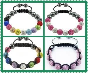 Shamballa Bracelets, Fashion Crystal Handmade Shamballa Bracelet (312)