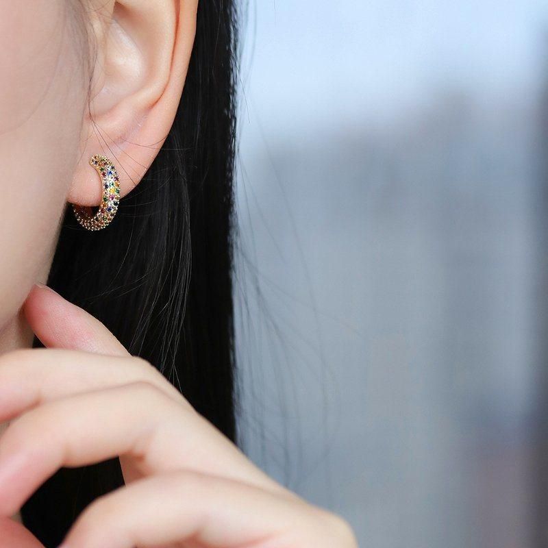 Trendy CZ Stud Earrings Hot Sale Earrings for Women