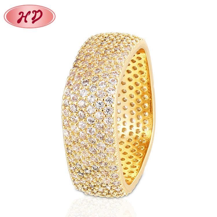 Good Quality Turkish Jewelry Pure Gold Ring Designs for Girls and Woman