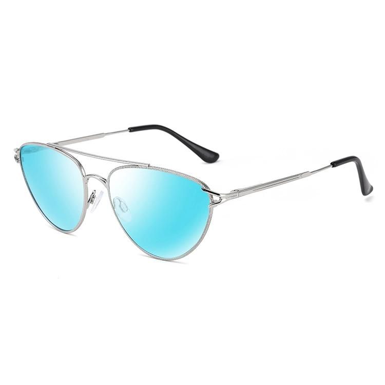 2019 Designer Style Cat Eye Metal Sunglasses