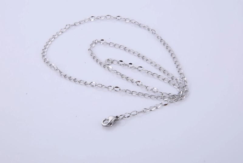 Promotional Jewelry Accessories Embossed Welded Link Chain Extender Necklace Bracelet Anklet Fashion Jewelry