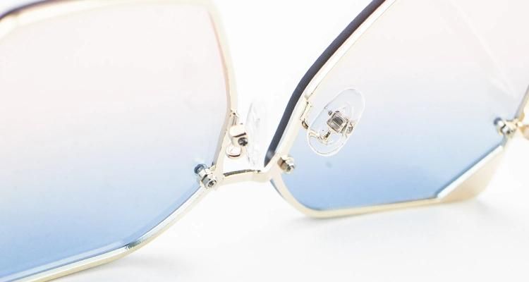 Lovely Cat Ear Metal Frames Women Ready Sunglasses