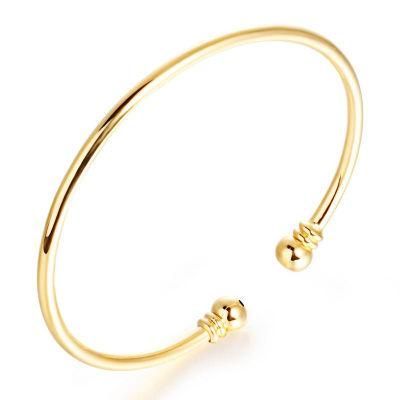 Unisex Simple Cuff Bracelets for Women Girls Open Bangle Bracelets Fashion Jewelry