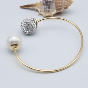 Women Bracelet Pearl Stainless Steel Bangle Fashion Jewelry