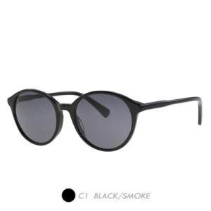 Acetate&Nylon Polarized Sunglasses, Brand Fashion Round Frame A19013-01
