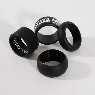 Fashion Accessories Customized Silicone Finger Ring for Wedding Gifts