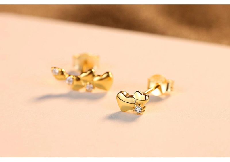 Earring Jewelry Set in Ear Stud with Rhinestone Earring