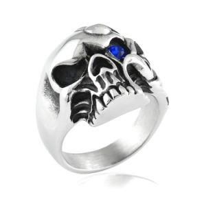 Fashion High Polishing 316L Stainless Steel Skull Ring