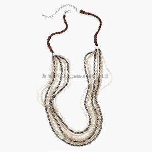 Crystal Beads Charm Tassel Necklaces for Women Jewelry