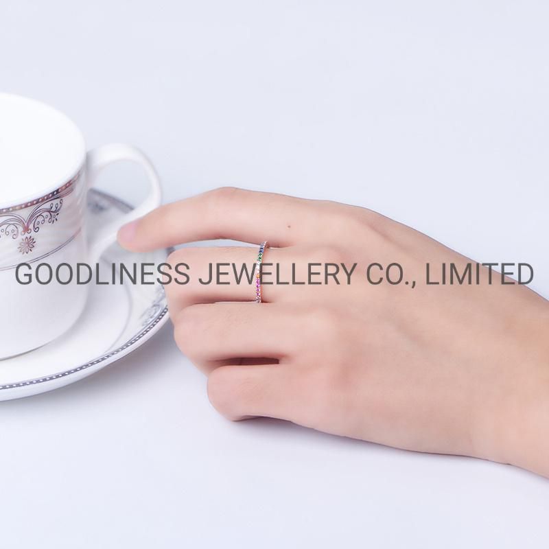 925 Sterling Silver Fine Jewelry Women Stacking Rings