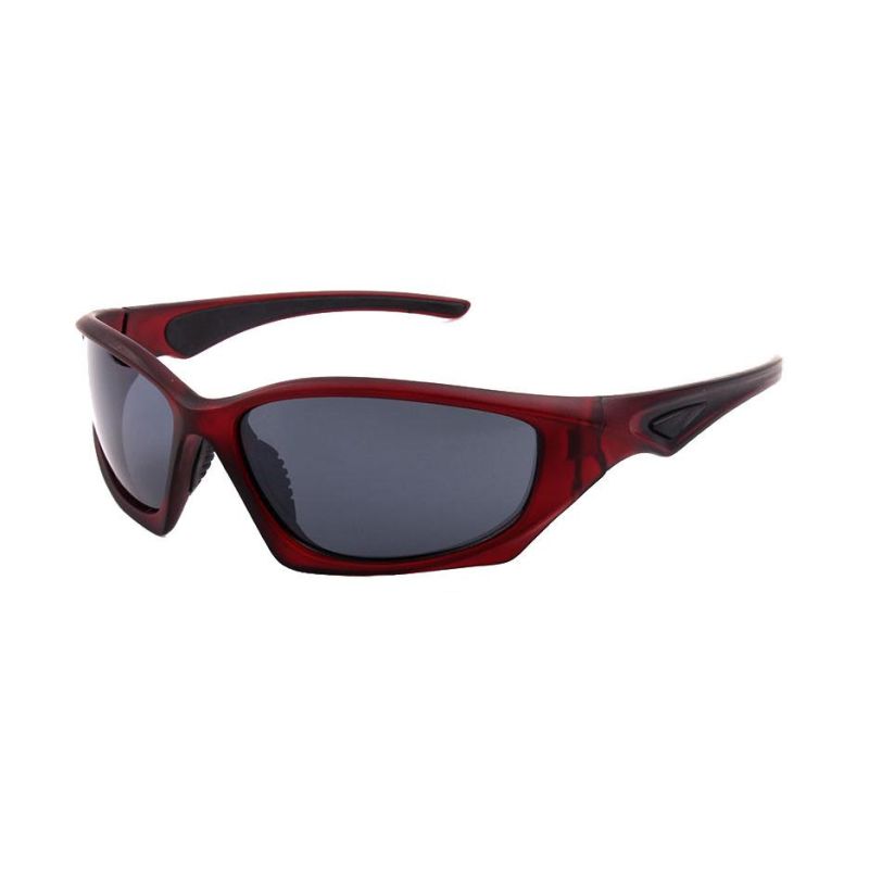 Crystal Red and Black Cool Sports Sunglasses