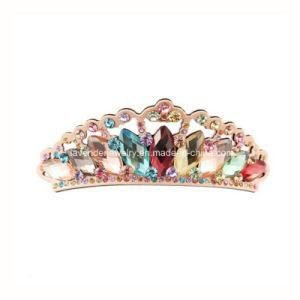 Crown Hair Clip with Crystal Hair Accessory for Women Gifts