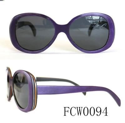 New Design Real Wooden Sunglasses Meet UV400 Standard