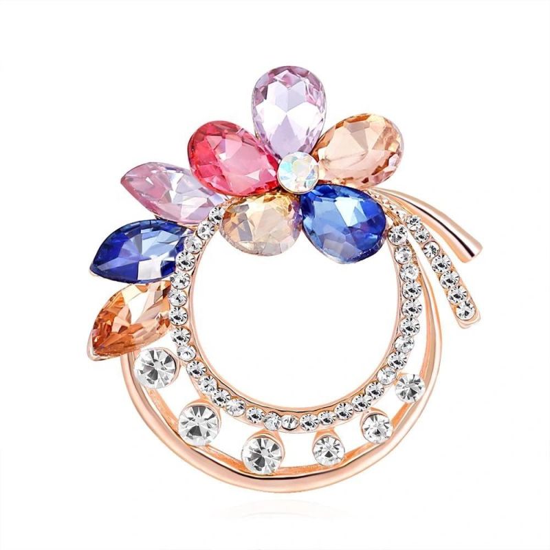 New Design Charm Decoration Crystal Brooches