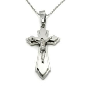 2018 Men Fashion Jewelry Stainless Steel Cross pendant Necklace