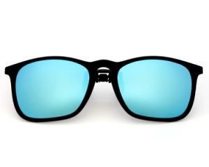 Hot Sale Black Frame Clip on Sunglasses with Polarized Tac for Drving Man or Woman Model 4187-B