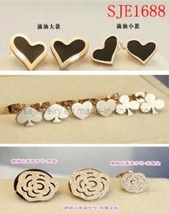 Hot Design Women&prime;s Stainless Steel Earring Jewelry (SJE1688)