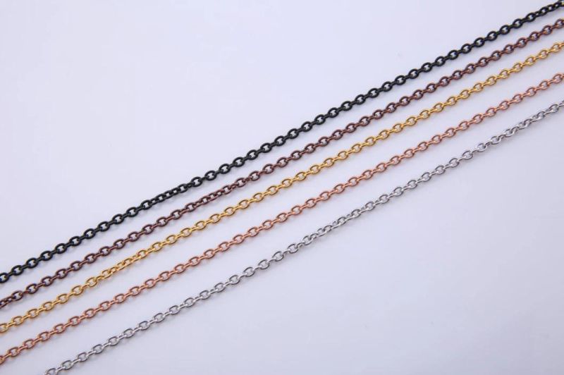 Classic Cross Cable Chain Stainless Steel Jewelry Necklace Bracelet for Fashion Collection Design
