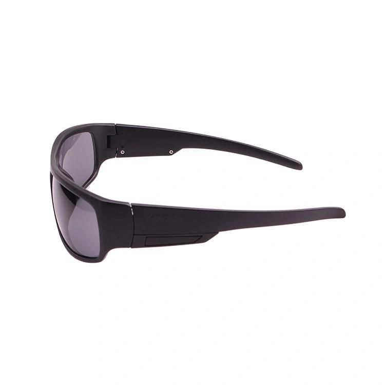 2019 Wrapped Sports Sunglasses with Metal Decoration