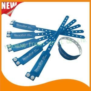 Custom Entertainment Vinyl Plastic ID Wristband Bracelet Bands (E6060B35)