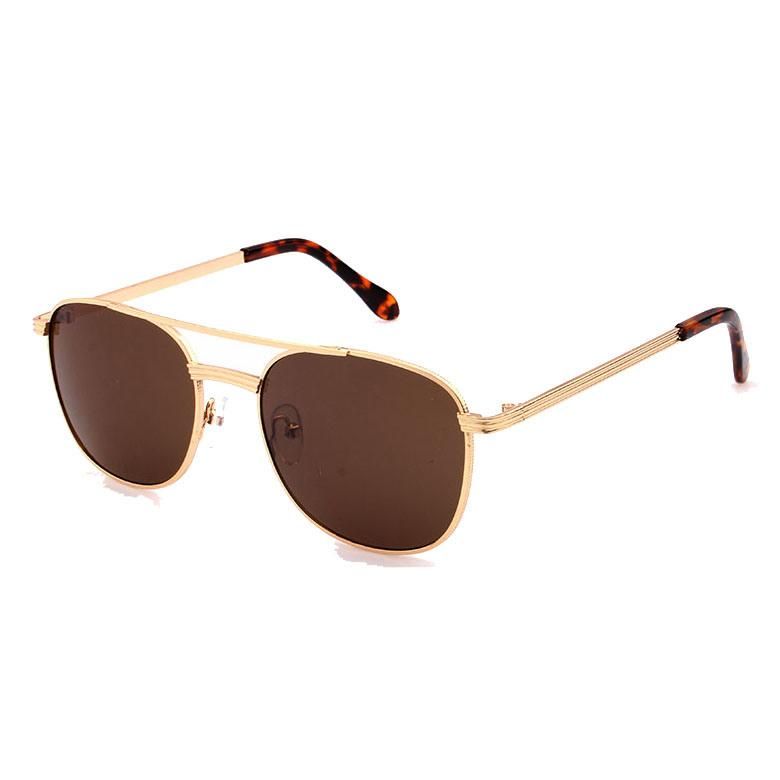 2018 Factory Directly Round Shape Copper Metal Sunglasses