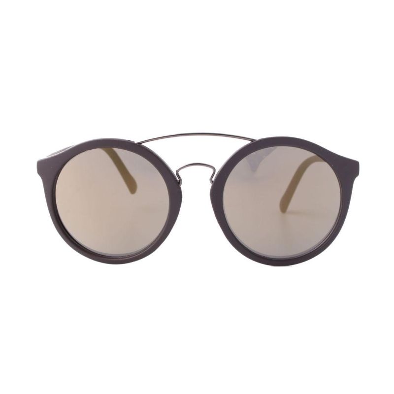 2018 Classical Round Shape Sunglasses with Mirrored Lens