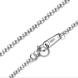 New Type Jewelry Accessories 925 Silver Rolo Link Chain