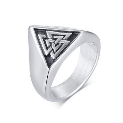 Amazon Retro Ring Hipster Stainless Steel Ring Punk Hip-Hop Ring