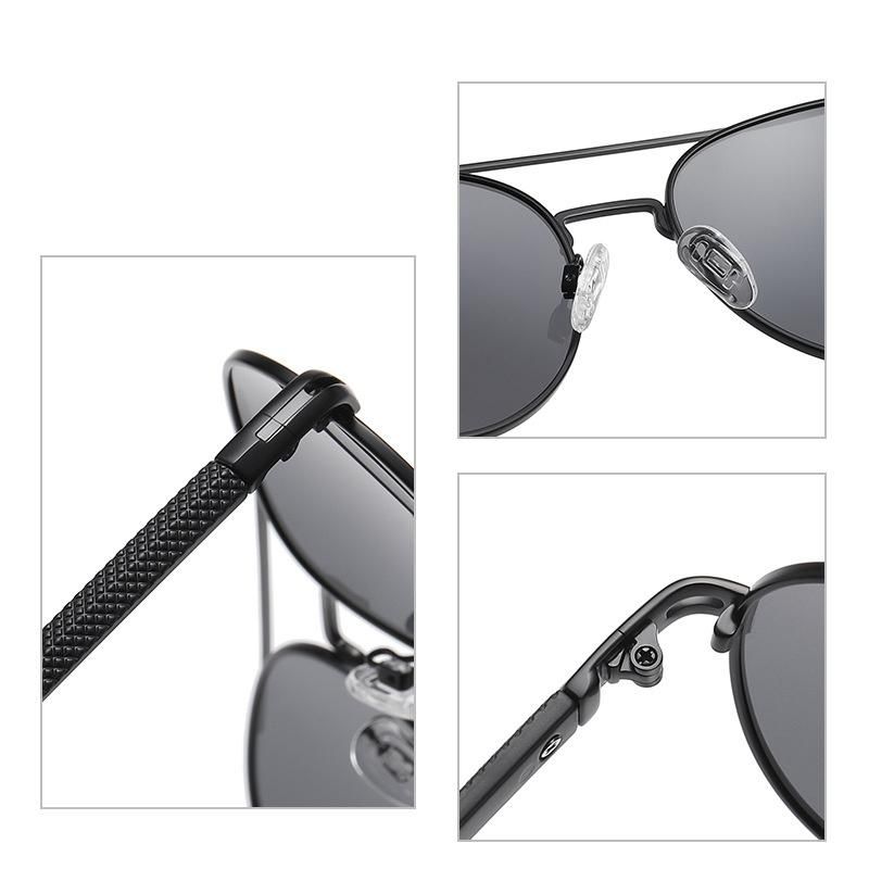 Classic Metal Sunglasses Polarized Lens Sunglasses Metal Sunglasses for Male and Female 3363
